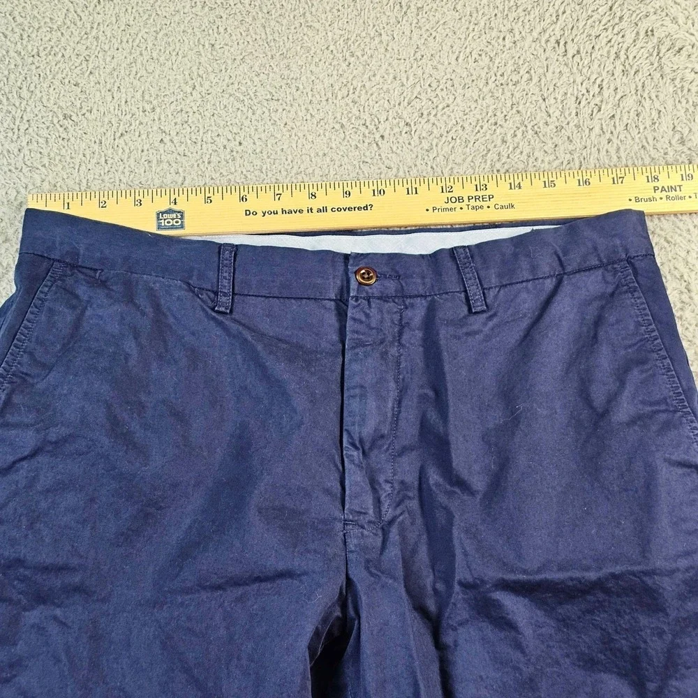 Polo Ralph Lauren Mens 36 Blue Cotton Canvas Chino Shorts 8 Inseam Classic Fit